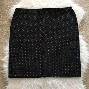 Old Navy polka dot pencil skirt